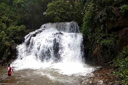 Cheemeni waterfall is situated in Cheemeni